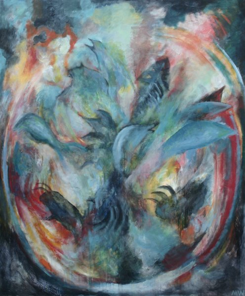 Marianne Warming Akryl på lærred 120 x 100 cm