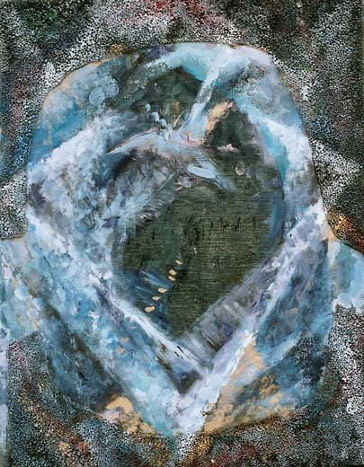 Marianne Warming Collage 48 x 61 cm